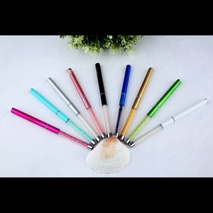 Mascara brush wands with crystal handed